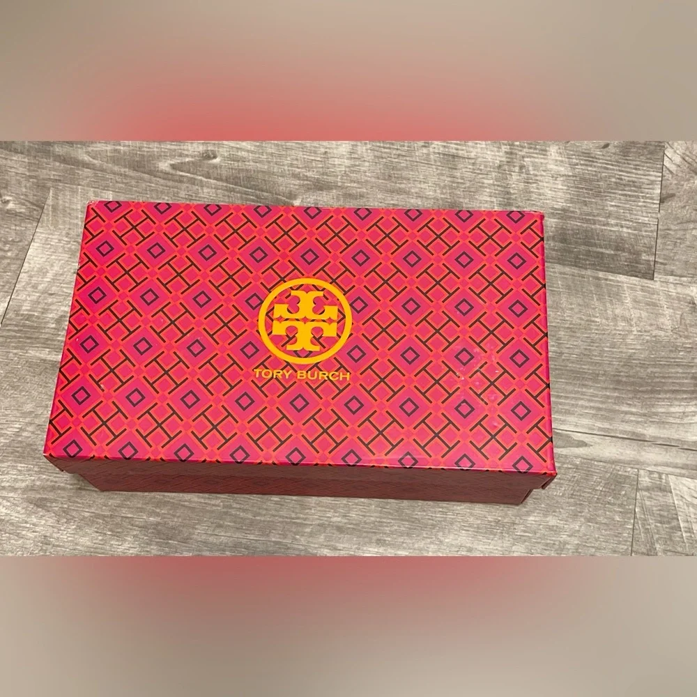 Tory Burch Pink and Orange Geometric Box